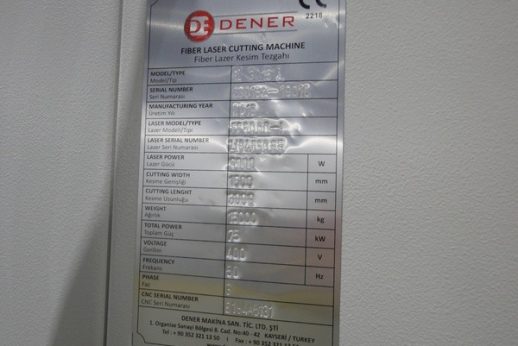 DENER FL-3015-L-6kW - 9