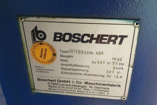 BOSCHERT KST 25-500 - 6