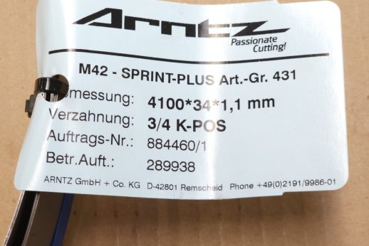 ARNTZ M42-SPRINT-PLUS 4100x34x1,1 mm - 2