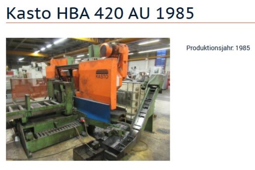 KASTO HBA 420 AU - 2