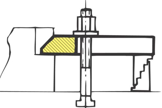 AMF Gabel-Spanneisen, 18x250 mm - 7