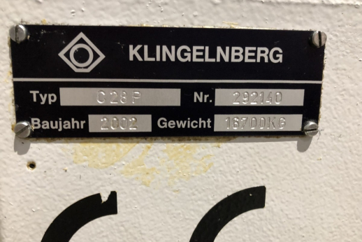 KLINGELNBERG C 28 P - 8