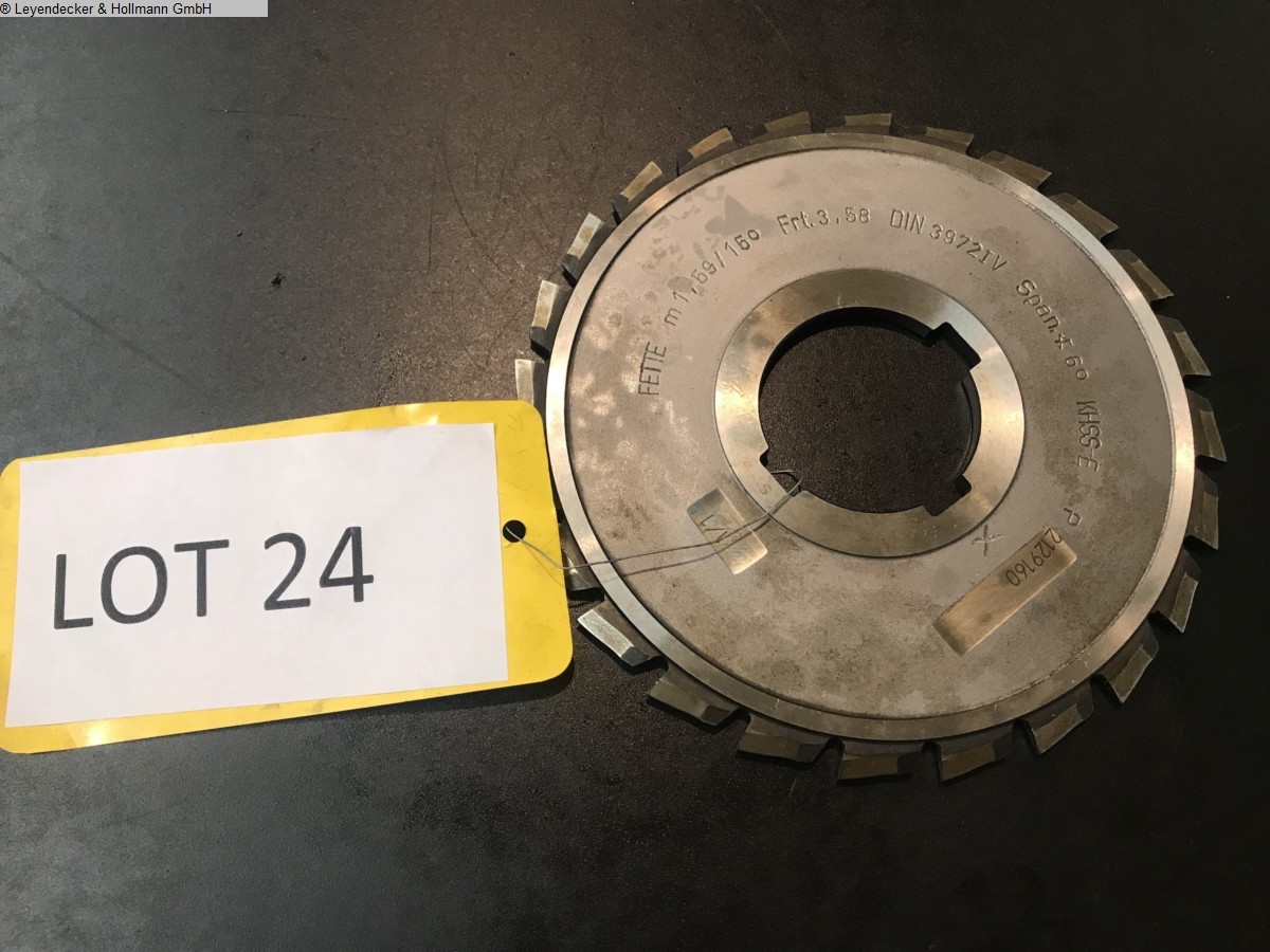 FETTE m1,59/15° Frt. 3,58 DIN 38721V