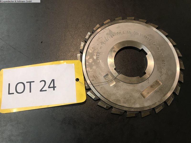 FETTE m1,59/15° Frt. 3,58 DIN 38721V